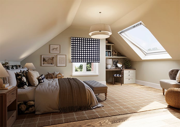 Gingham, Hudds - Twist&Fit Roman Blind - Image 7